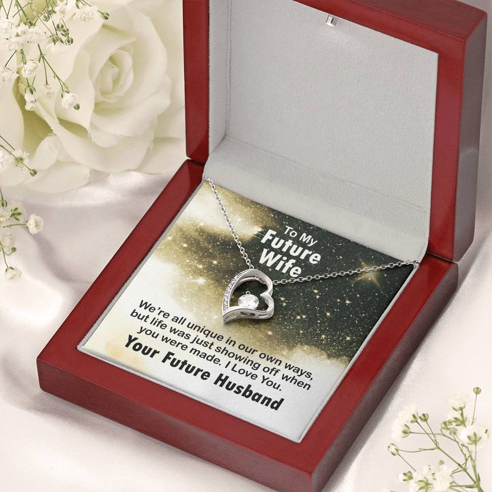 Present Gift For Future Wife Forever Love Necklace