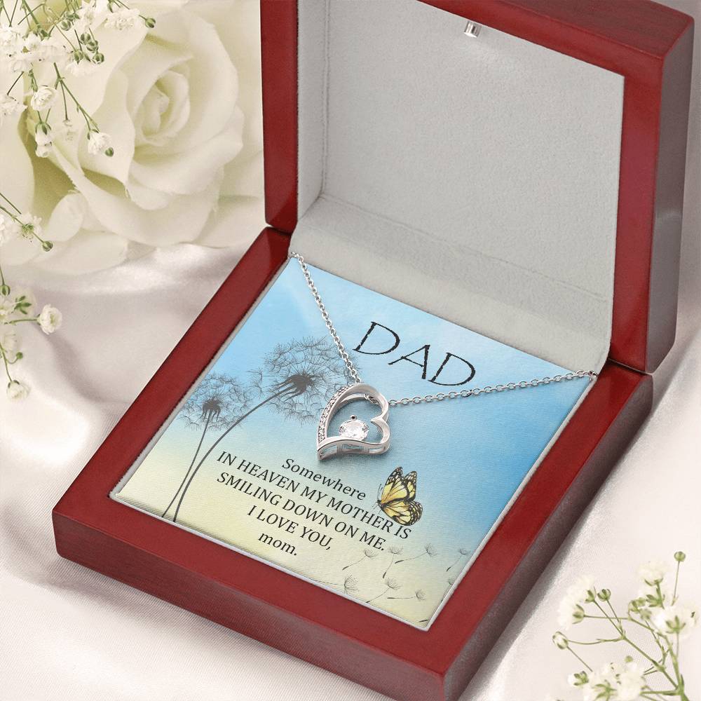 Dad - The Years May Pass But Still You Stay - Necklace Forever Love Necklace