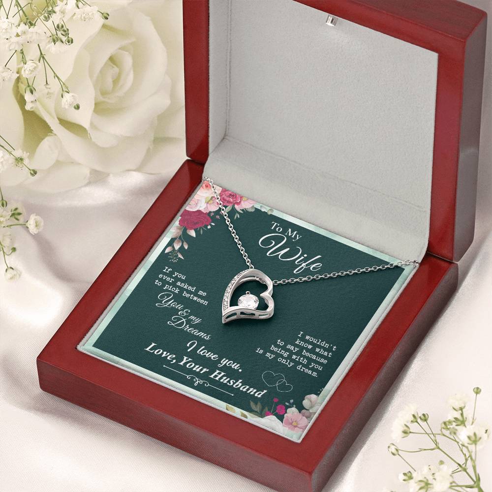 Almost Gone To My Wife Being With You Is My Only Dream Heart Necklace 1 Forever Love Necklace