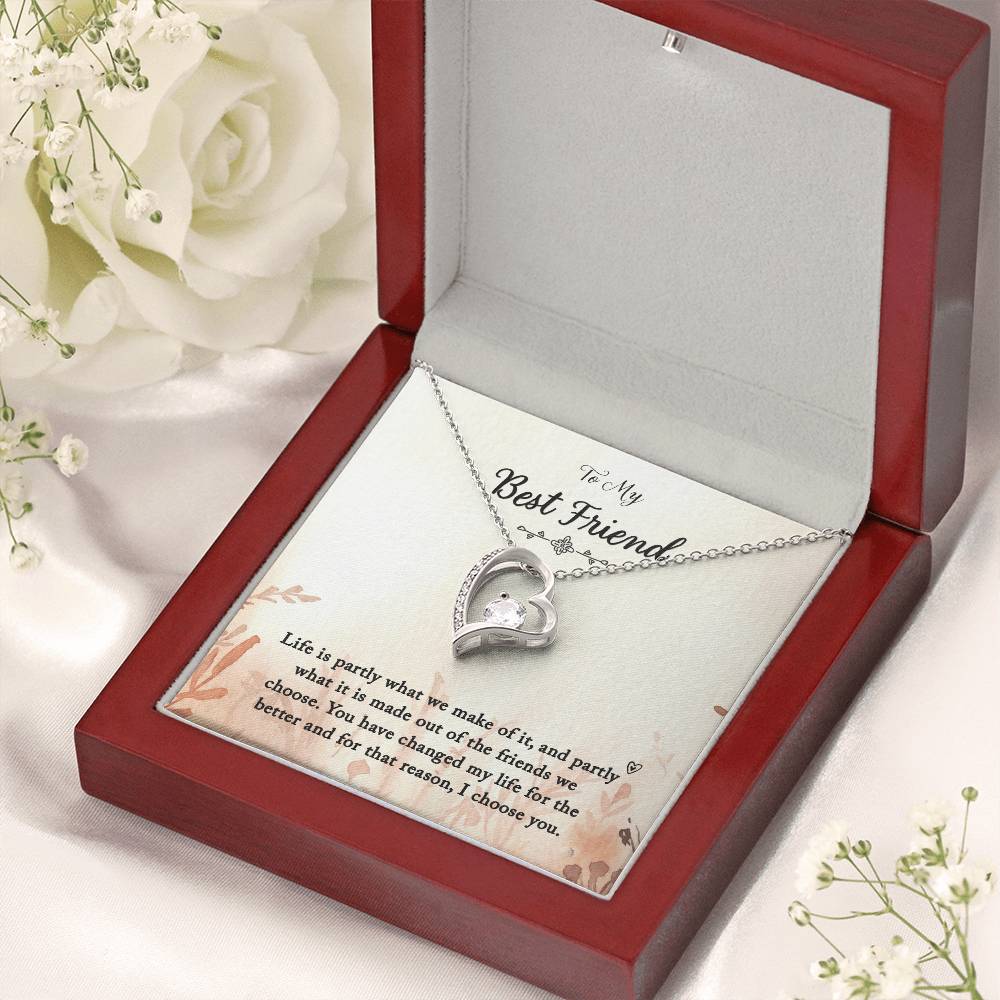 To My Best Friend - Forever Love Necklace Forever Love Necklace