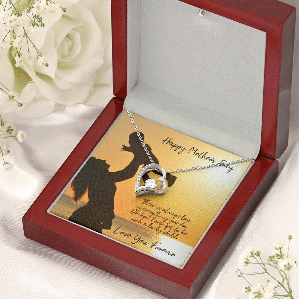 Meaningful Gift For Mom Mothers Day Gift For Mom Who Has Everything Necklace For Mom From Daughter Sentimental Gift For Mom Thanks Forever Love Necklace