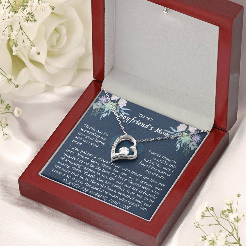 Forever Necklace Boyfriends Mom Forever Love Necklace