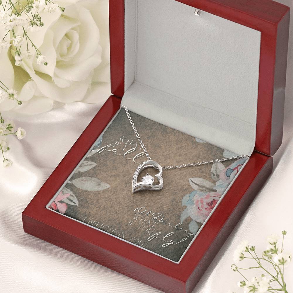 To My Daughter Interlocking Hearts Necklace Father To Daughter Gift Birthday Gift To Daughter From Dad Daughter Necklace Forever Love Necklace