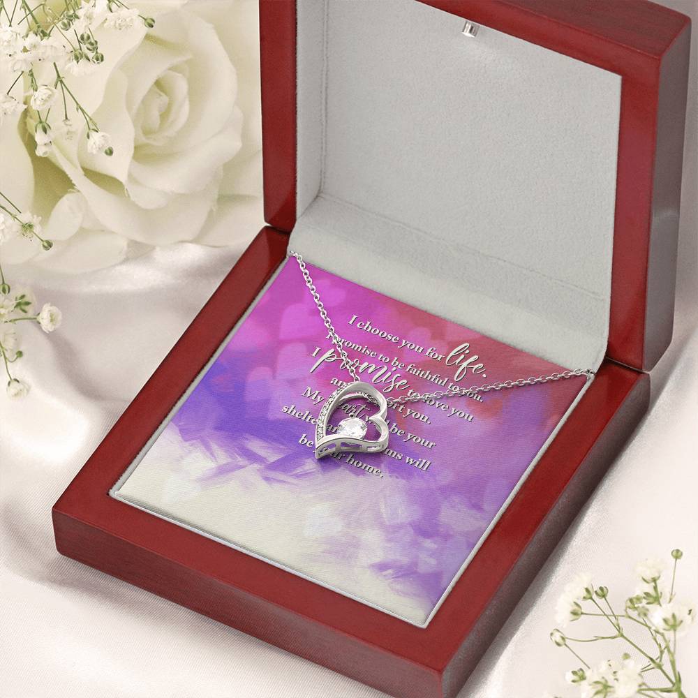 I Choose You For Life - Forever Love Necklace Forever Love Necklace