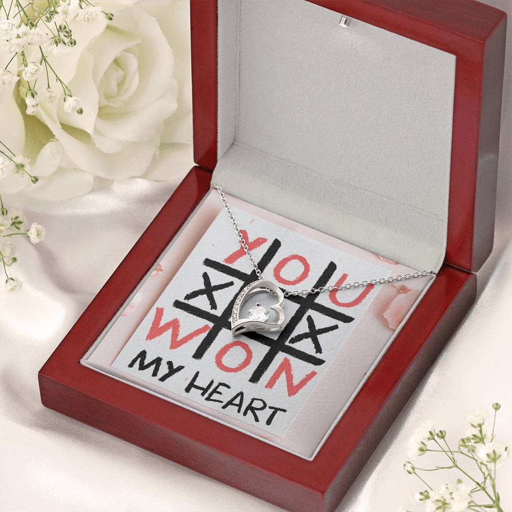 Xoxo Won My Heart Forever Love Necklace