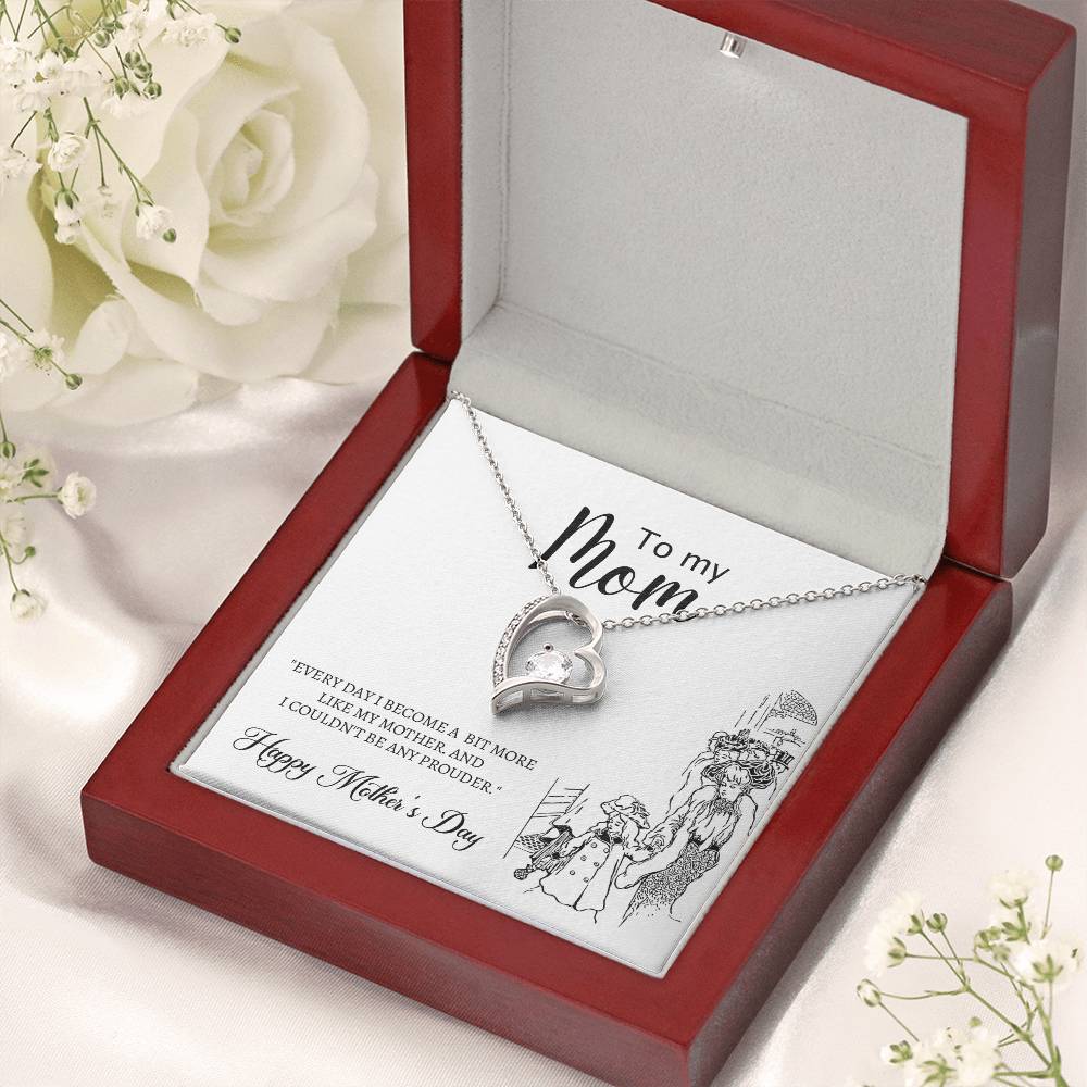 Mother Gift Mother&#39;s Day Gift Necklace Gift For Mother Mother Gift From Daughter Mother Gift From Son Mother Message Card To My Forever Love Necklace