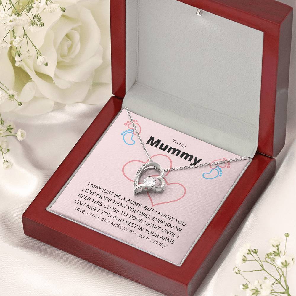 New Mum Necklace Pregnancy New Baby New Mum Gift First Time Mum Necklace Mum To Be Necklace Pregnant Wife Gift Forever Love Necklace
