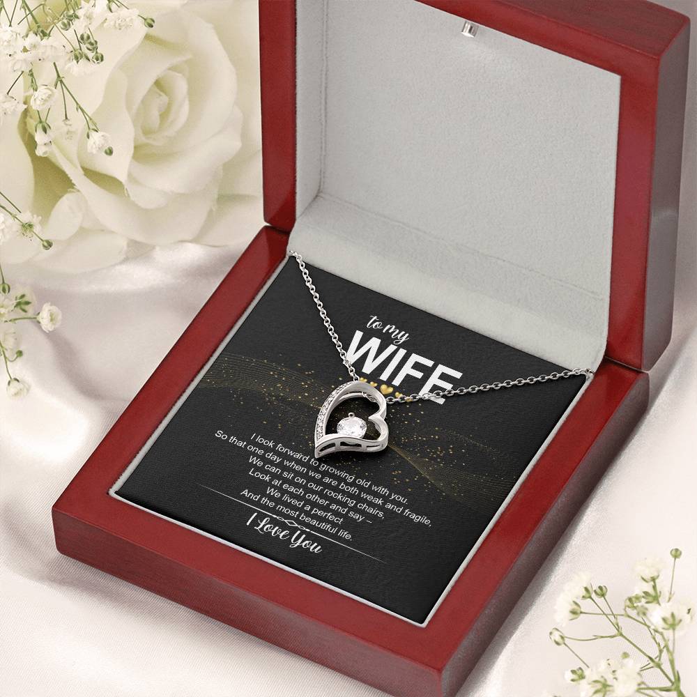 To My Wife I Love You Message Tmw14 1 Forever Love Necklace
