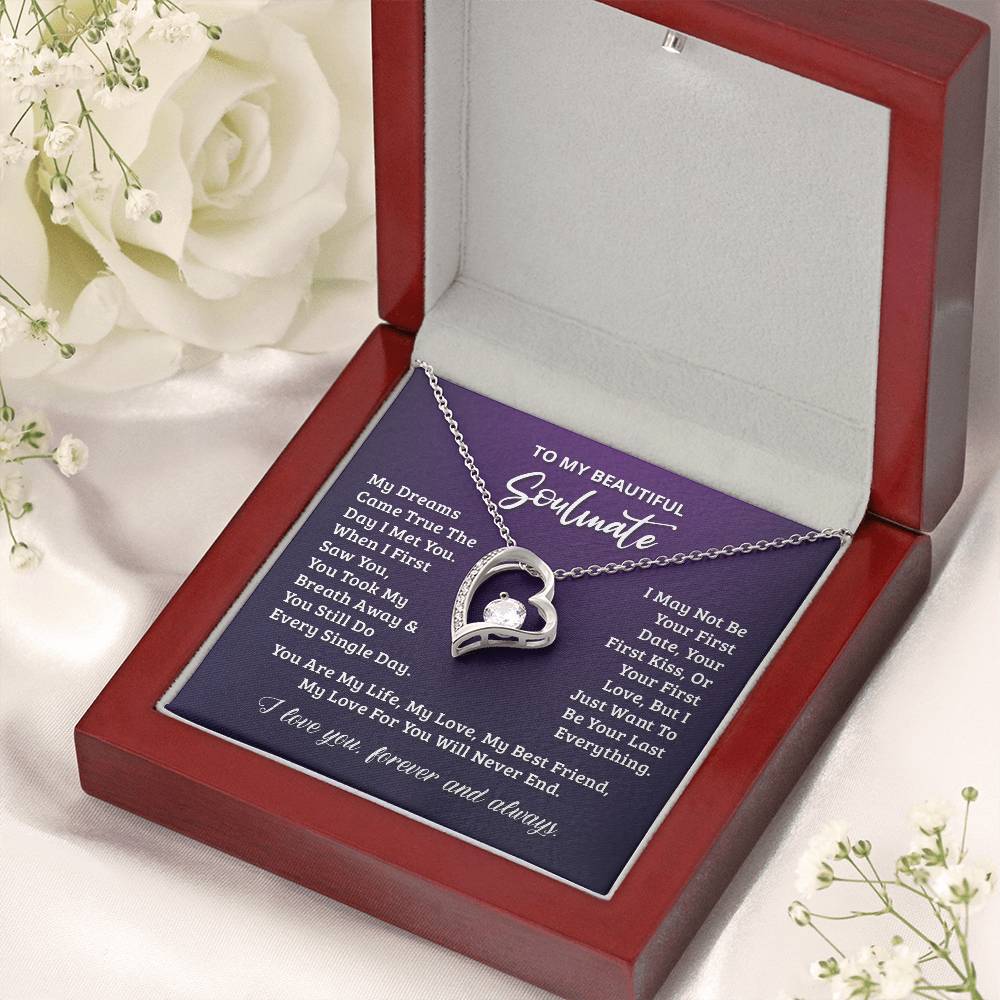 Gift For Soulmate Your Last Everything Forever Love Necklace