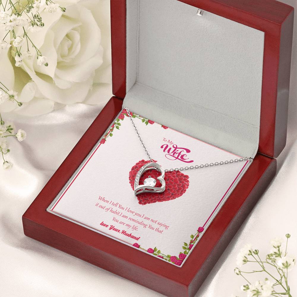 Gift For Wife You Are My Life Necklace 1 Forever Love Necklace