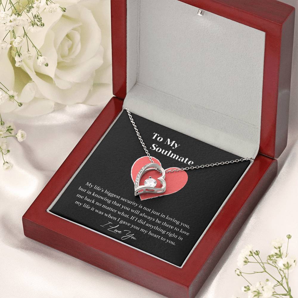 My Soulmate - I Love You - Necklace - To My Soulmate Forever Love Necklace Soulmate Necklace Gift For Her To My Soulmate Necklace Forever Love Necklace