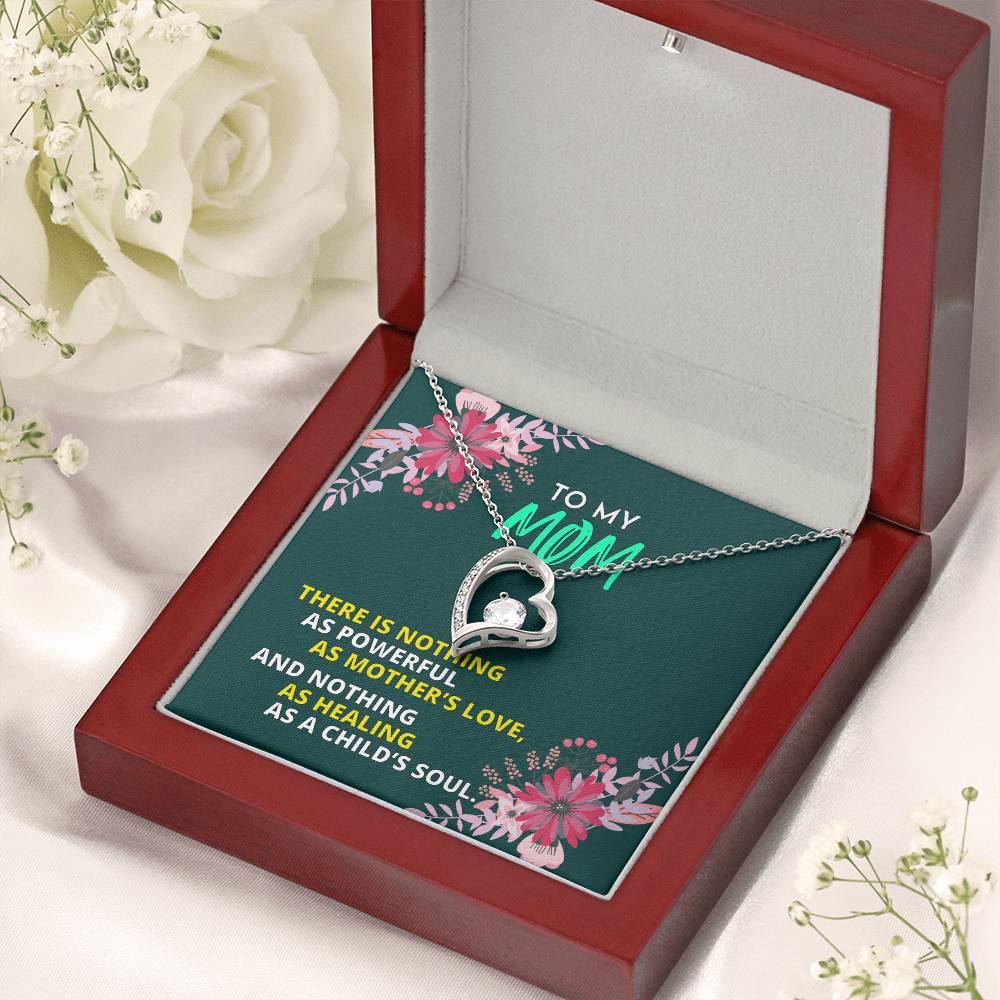 To My Mom Mother Necklace Gift For Mother Xmas Christmas Customize Gift To My Mom 7 1 Forever Love Necklace