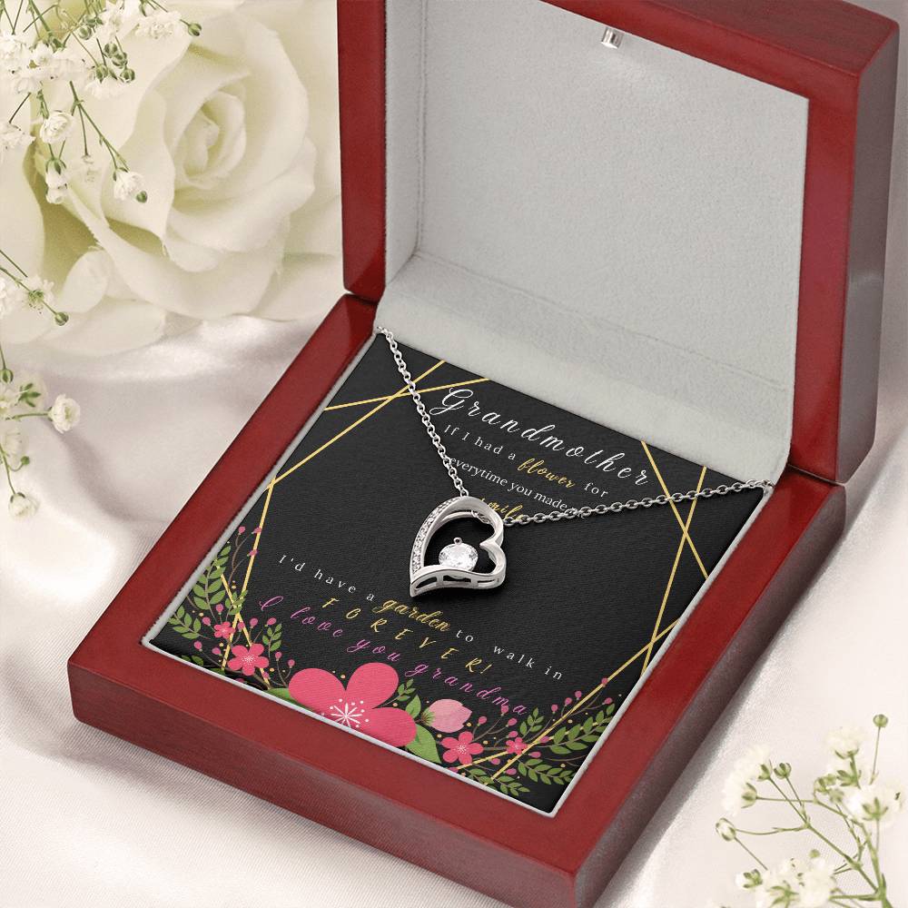 Garden Of Love To My Grandma Forever Love Necklace 1 Forever Love Necklace