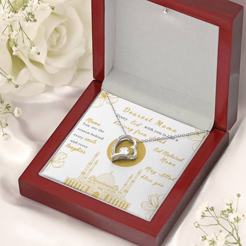 Beautiful Eid Gift For Mama Blessing From Allah 1 Forever Love Necklace