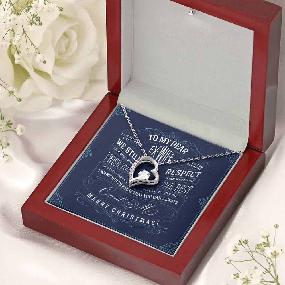Ex Wife Christmas Gift Forever Love Necklace