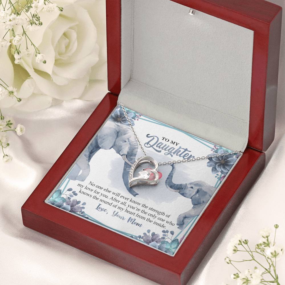 To My Daughter Necklace Daughter Necklace From Mom Sentimental Gift Mother To Daughter Daughter Jewelry Mother Daughter Forever Love Necklace