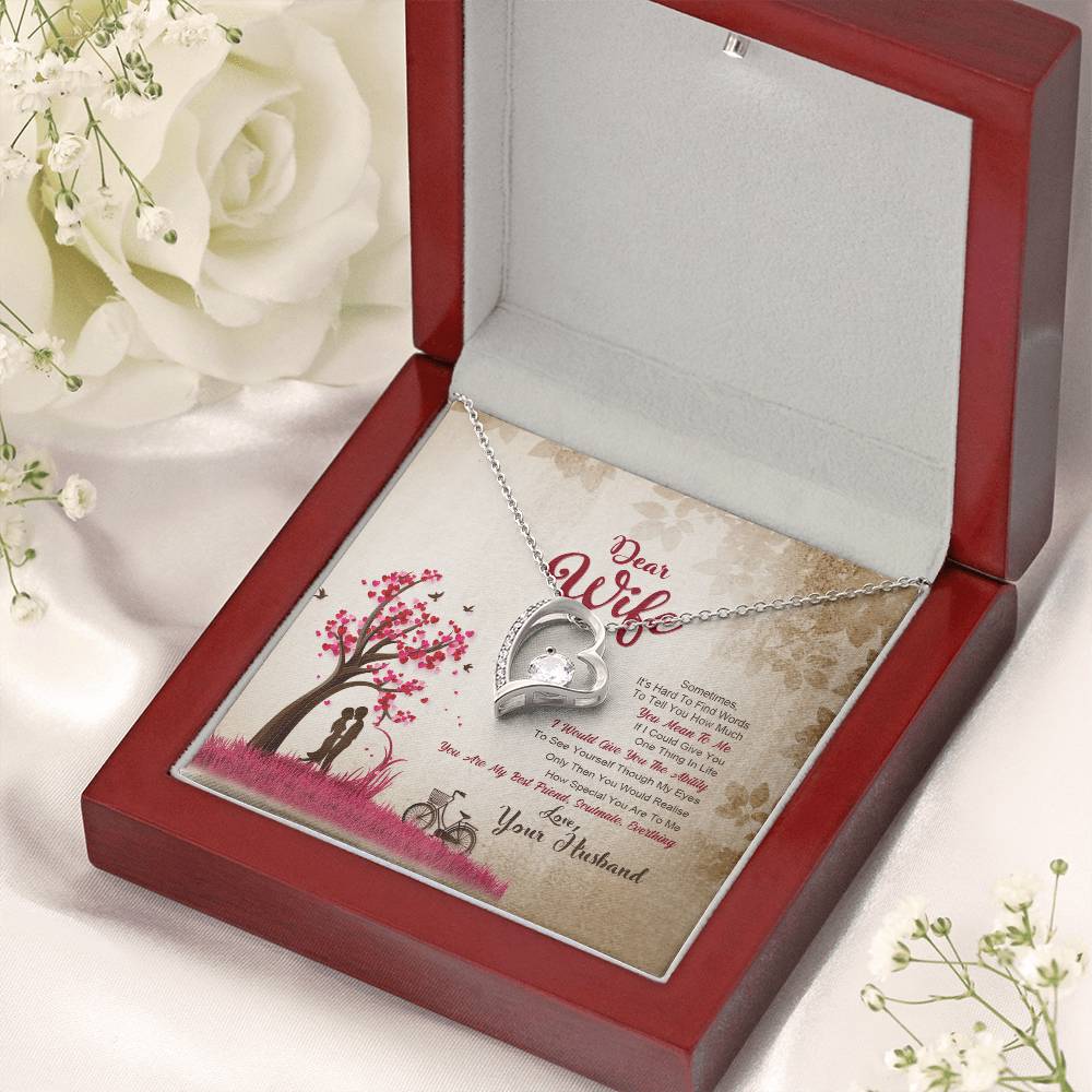 To My Wife Forever Love Necklace