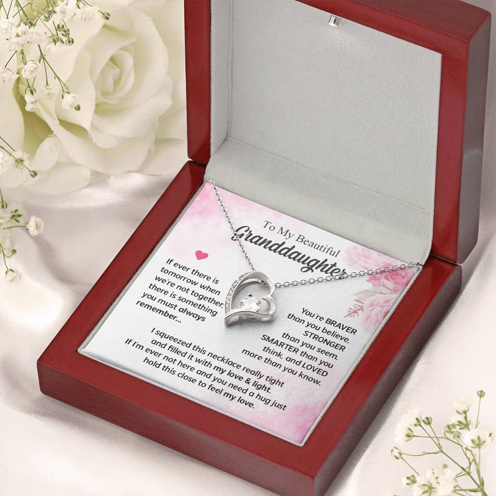 Gifts For Granddaughter Forever Love Necklace