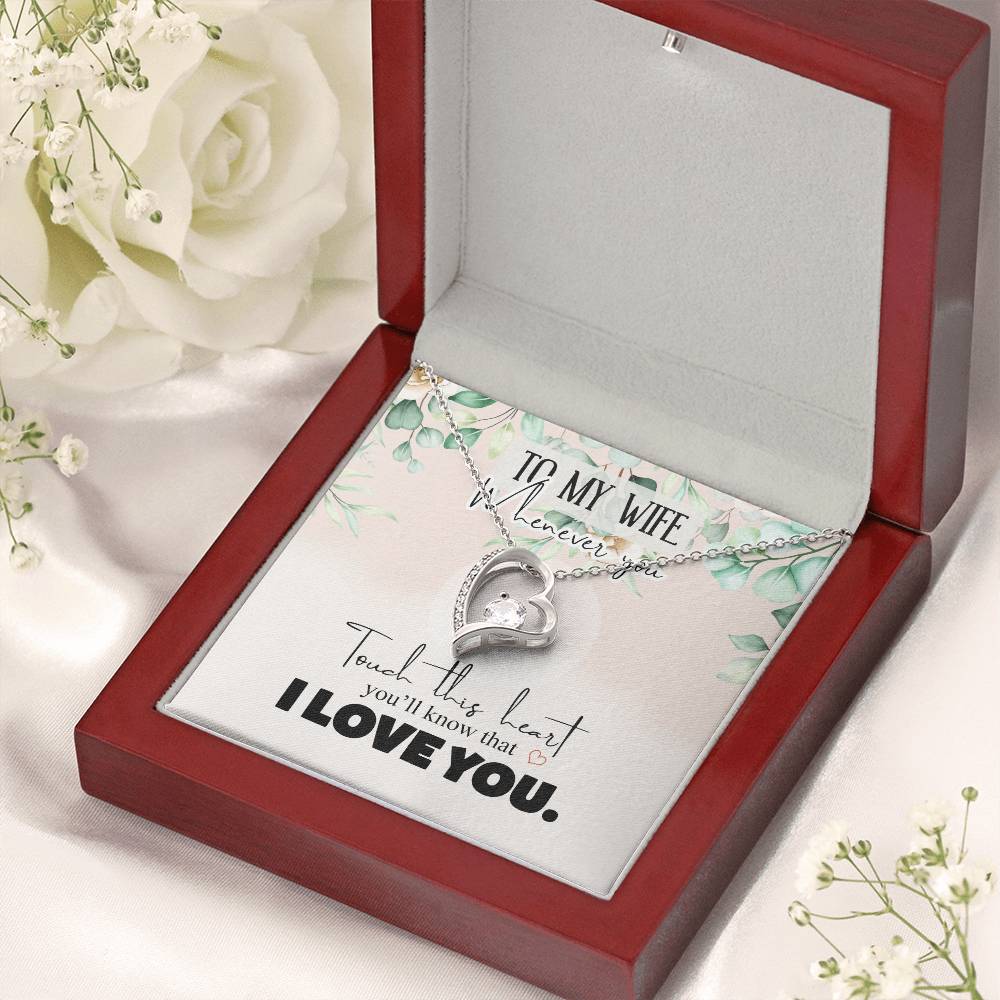 Gift For Wife I Love You Forever Love Necklace