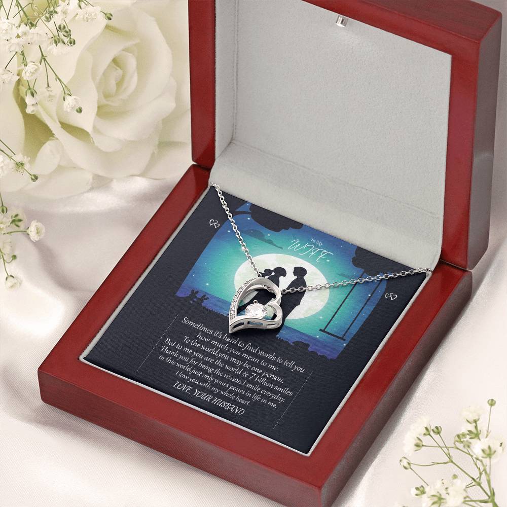 Gift For Wife I Love You Necklace 1 Forever Love Necklace
