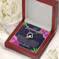 To My Granddaughter... I Love You Forever And Always Necklace From Grandma Forever Love Necklace