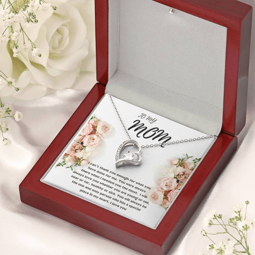 Special Gift For Your Mom Forever Love Necklace