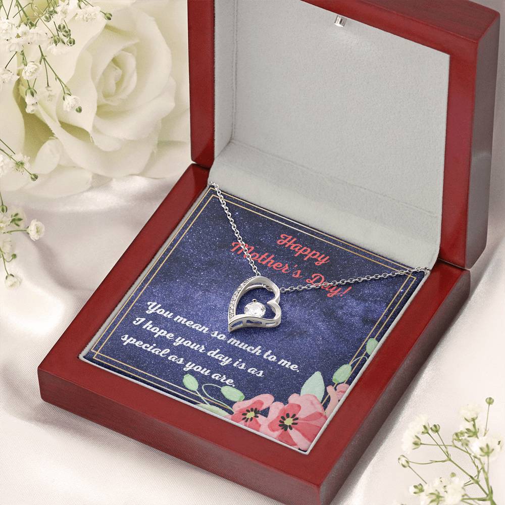 Mother’S Day  Your Are Special - Forever Love Necklace Forever Love Necklace
