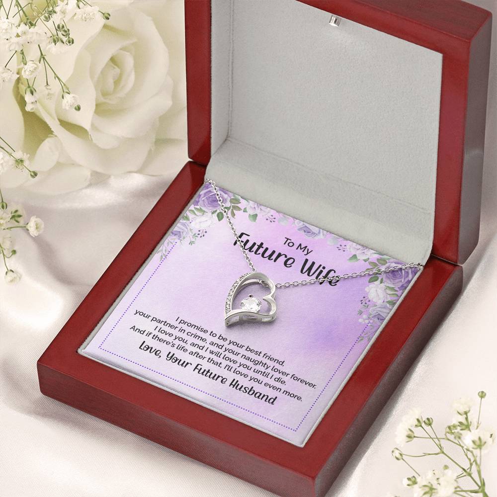 To My Future Wife I Promise To Be Your Best Friend 1 Forever Love Necklace
