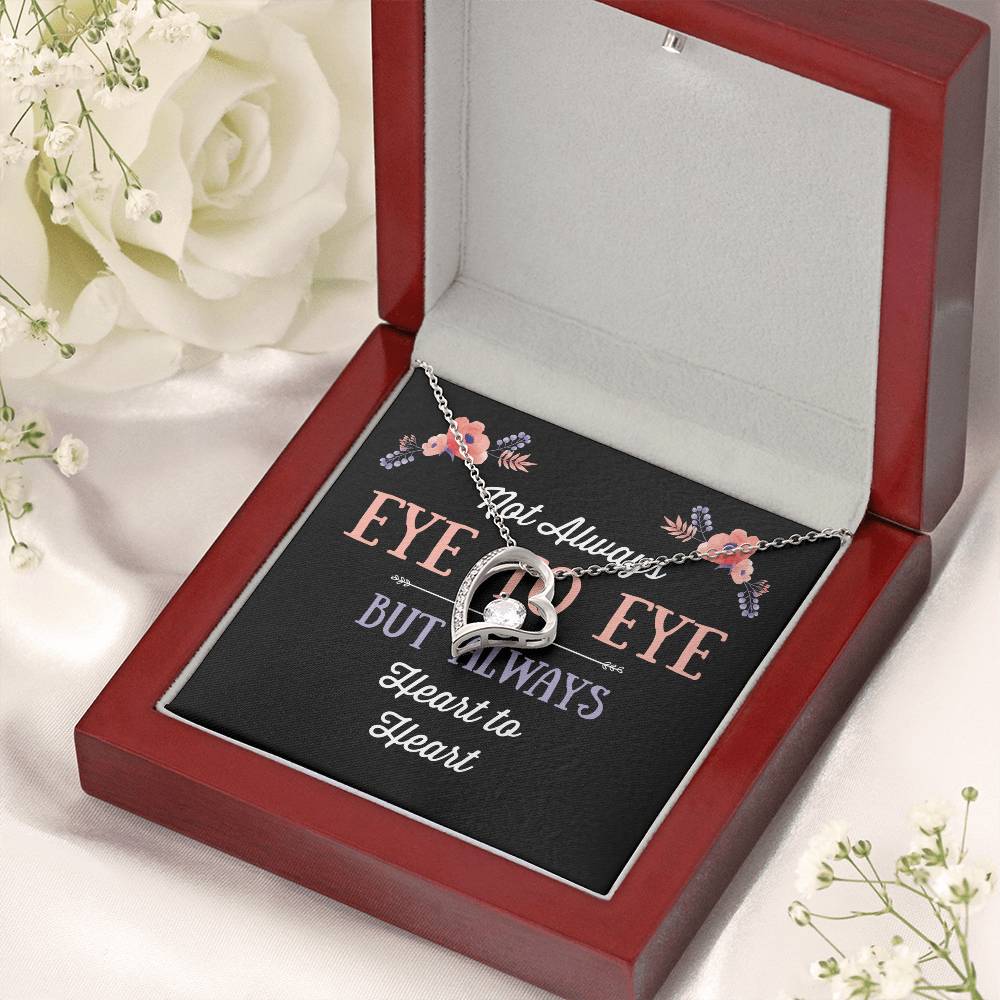 Not Always Eye To Eye Heart Necklace 1 Forever Love Necklace