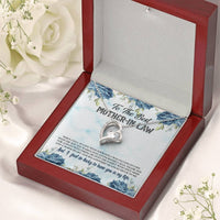 To The Best Mother-In-Law From Daughter-In-Law - Forever Necklace - Lucky To Have You In My Life Forever Love Necklace