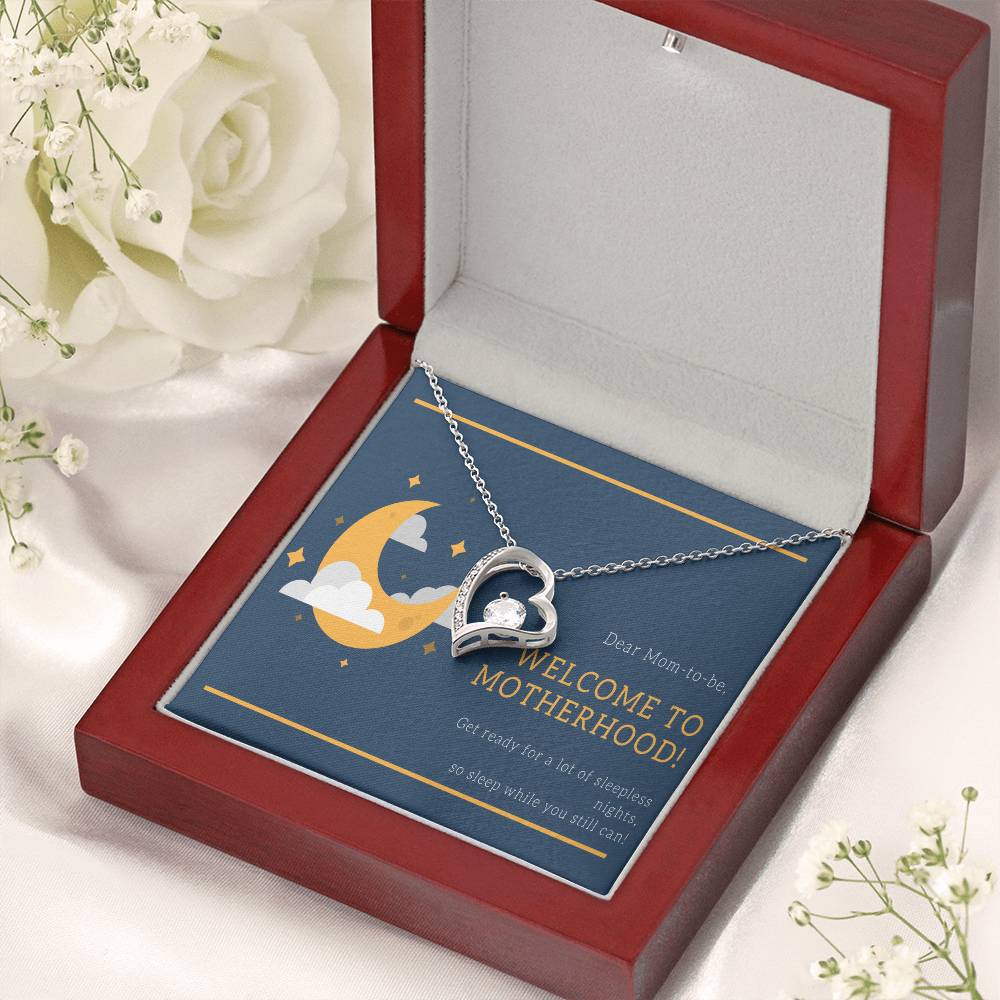Mothers Day Gift From Bump Gift For Mom From Bump Gift For Expecting Mom Mom To Be Necklace Pregnancy Gift Expectant Mother Soon To Forever Love Necklace