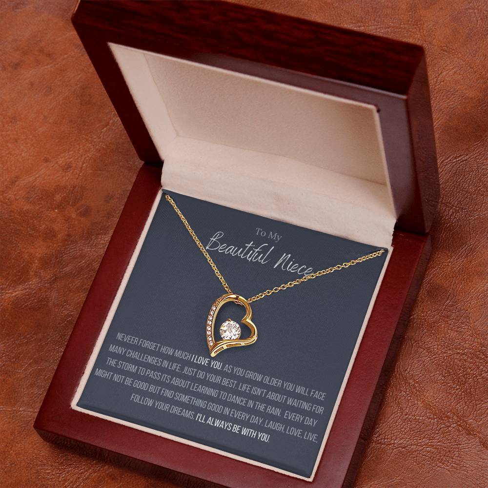 The Forever Love Necklace To My Niece Forever Love Necklace