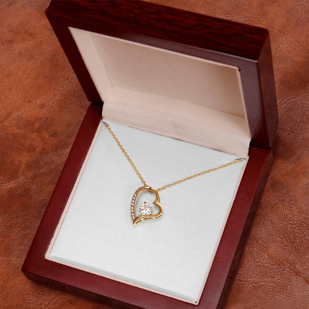 To My Daughter - The Proudest Moment Forever Love Necklace