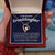 To My Beautiful Granddaughter - Never Forget That I Love You Forever Love Necklace
