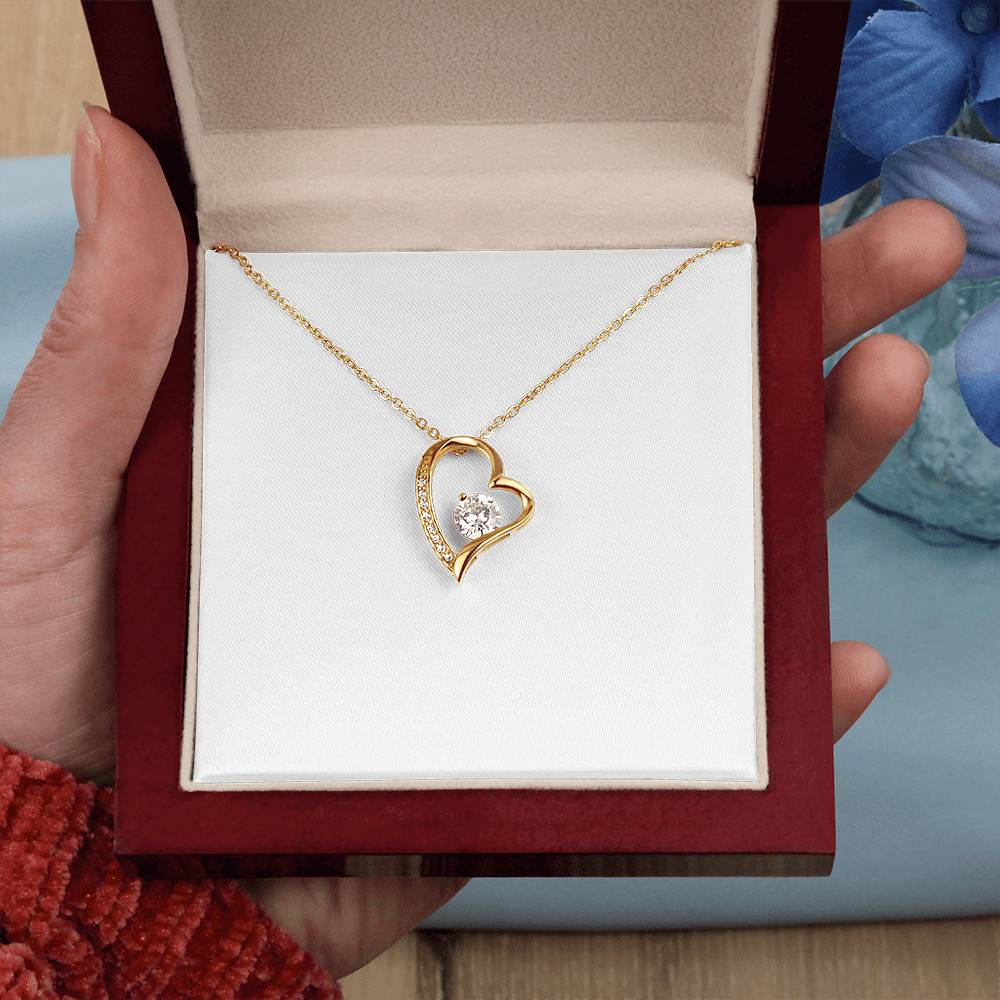 To My Daughter - The Proudest Moment Forever Love Necklace
