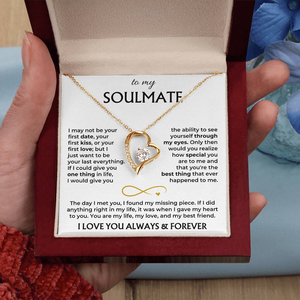 To My Soulmate - Forever Love Gift Set Forever Love Necklace