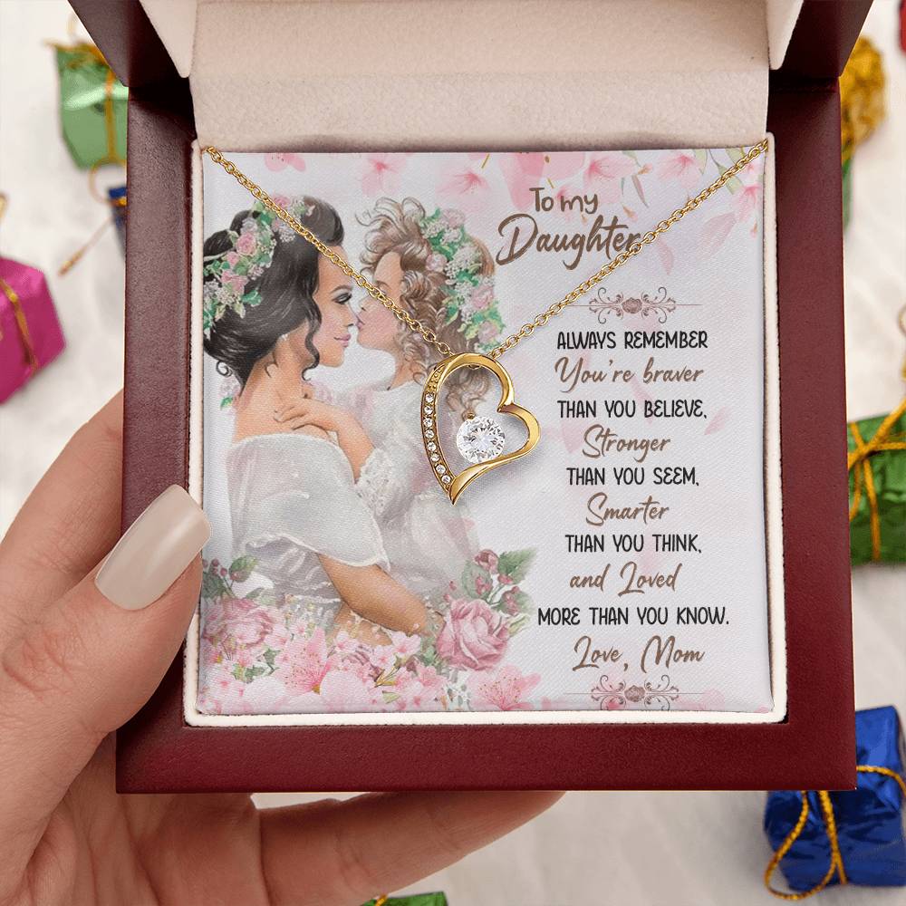 Mommy's Girl I Used To Be His Angel Now He's Mine Necklace Mommy's Girl Necklace Gift For Mom Mother's Day Gift Father's Day Gift Forever Love Necklace