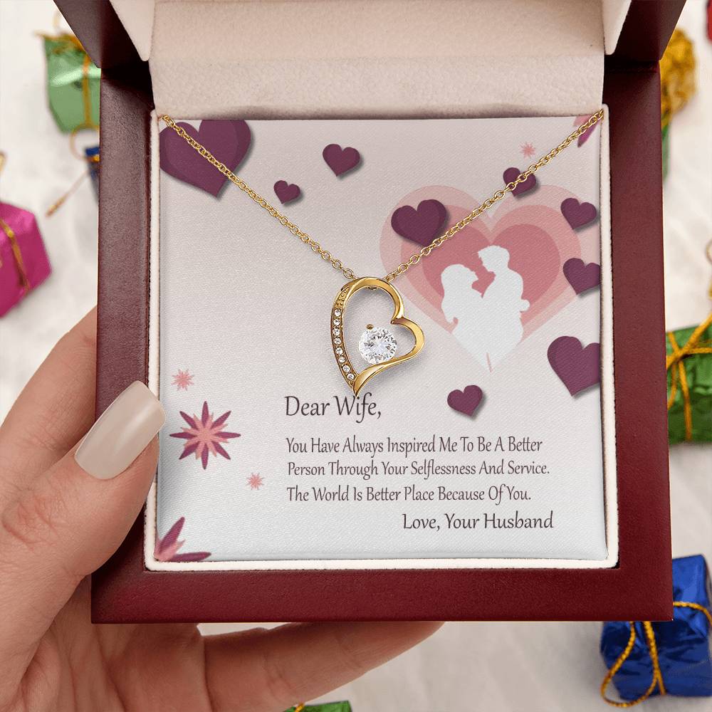 Gift For Wife Always Inspired Me Necklace 1 Forever Love Necklace