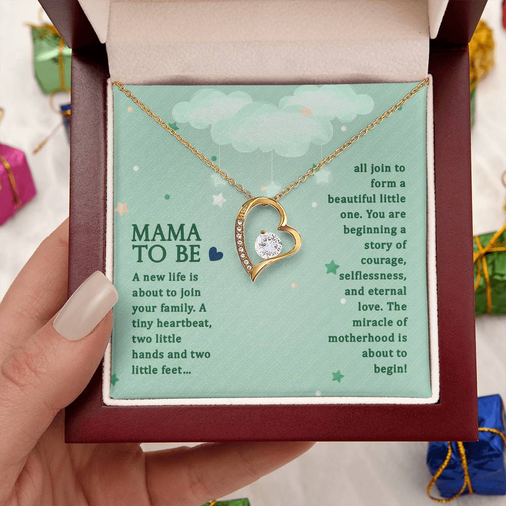 Mama To Be A New Life - Forever Love Necklace Forever Love Necklace