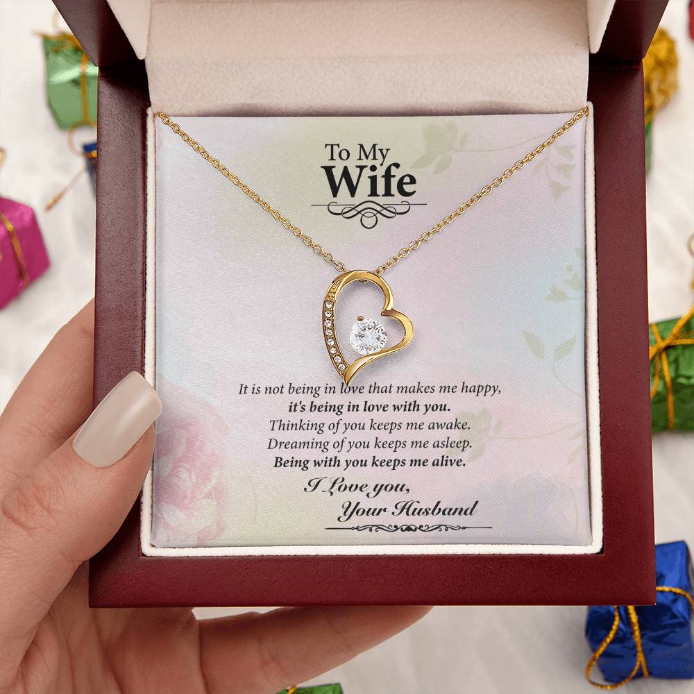 To My Wife - Forever Love Necklace Forever Love Necklace