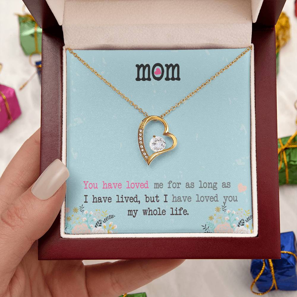 Perfect Gift For Mom On Mother's Day Forever Love Necklace