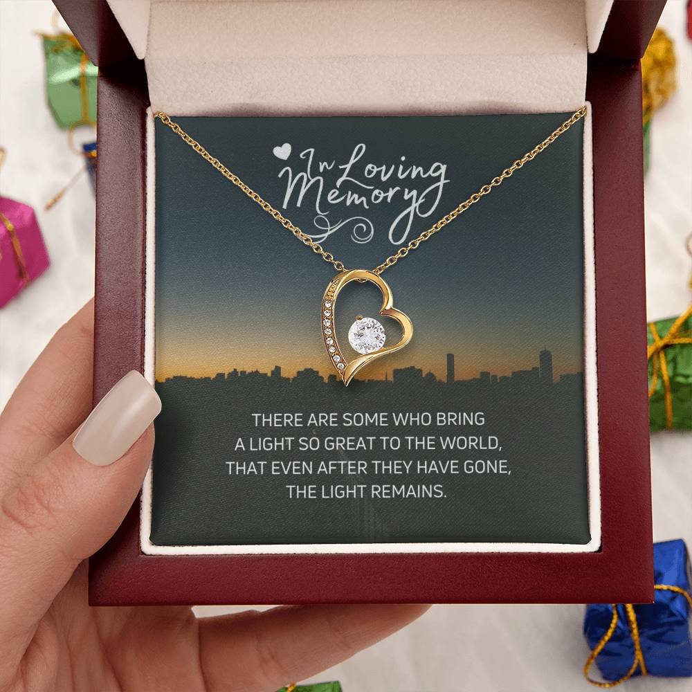 In Loving Memories Forever Love Necklace