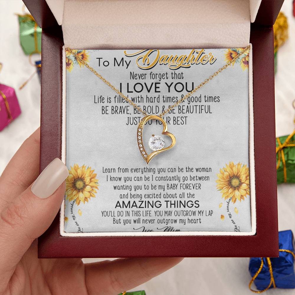 Mother's Day Necklace To My Mom To My Beautiful Mom Necklace Mothers Day Gift From Daughter Son To Mom Gift Mothers Day Forever Love Necklace