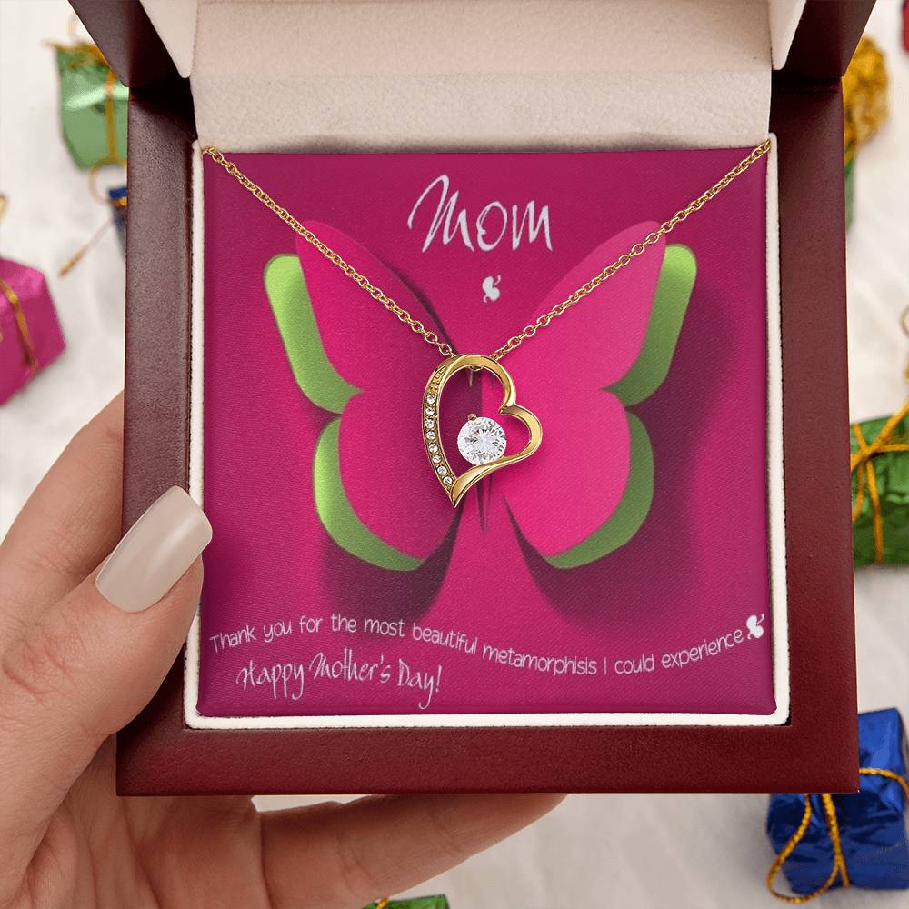 To My Mom 2 Forever Love Necklace