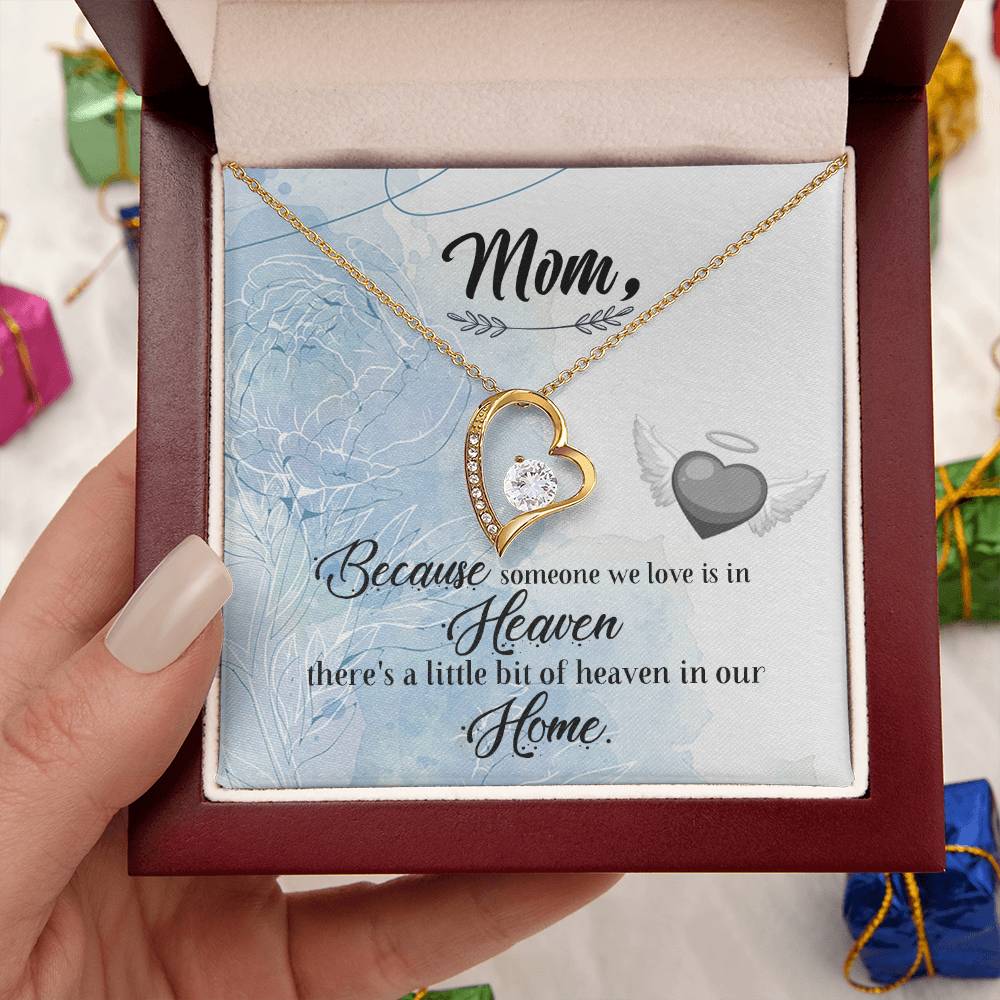 Mom Remembrance Angel Wing Dainty Necklacewing Necklace Mom Memorial Wing Necklace Angel Wing Necklace Loss Of Mom Remembering Mom Forever Love Necklace