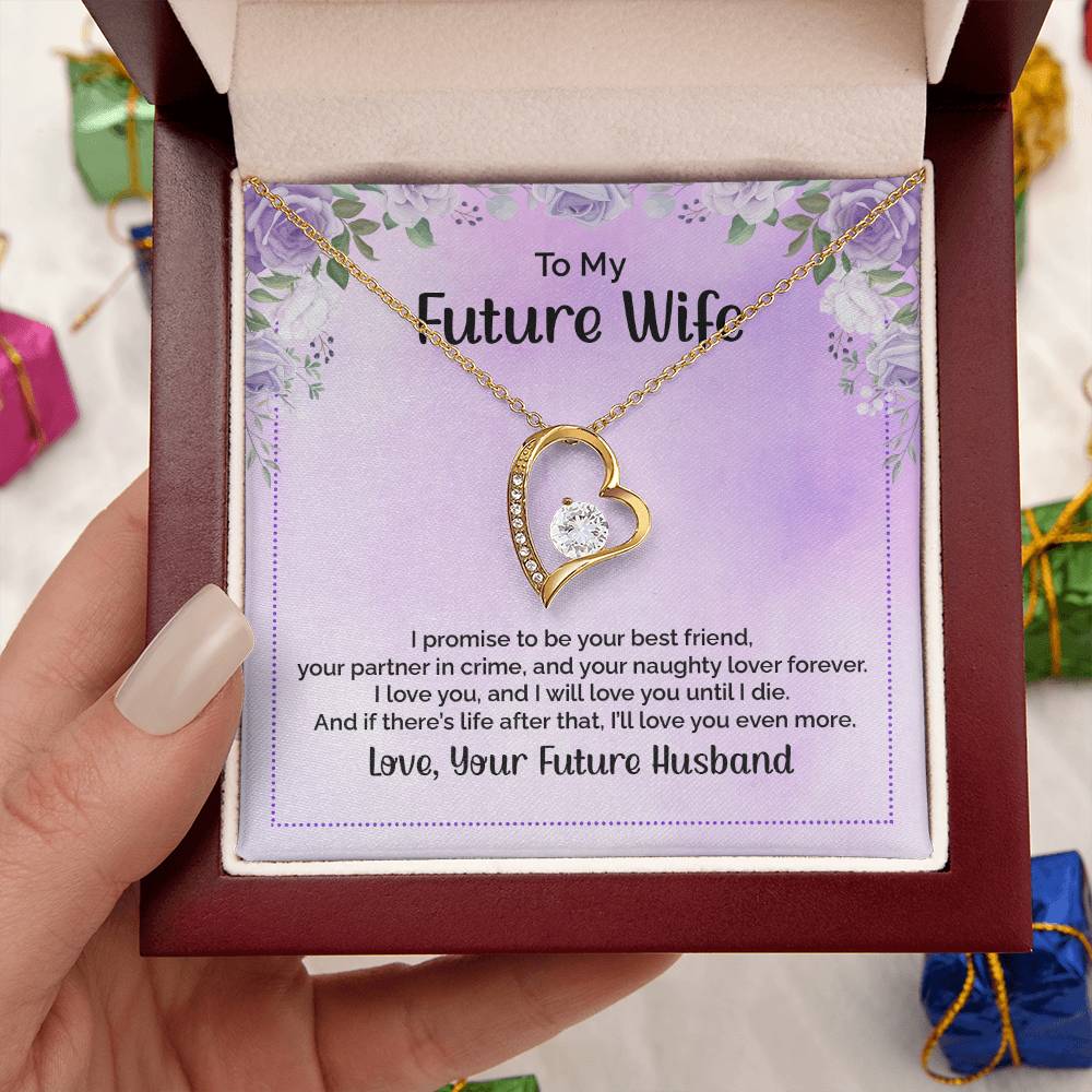 To My Future Wife I Promise To Be Your Best Friend 1 Forever Love Necklace