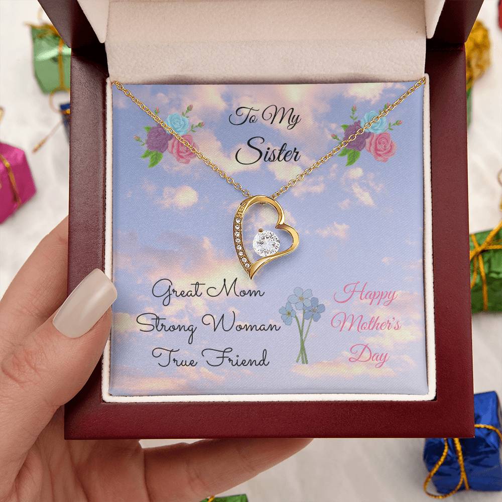 Mother's Day Gift For Sister Forever Love Necklace