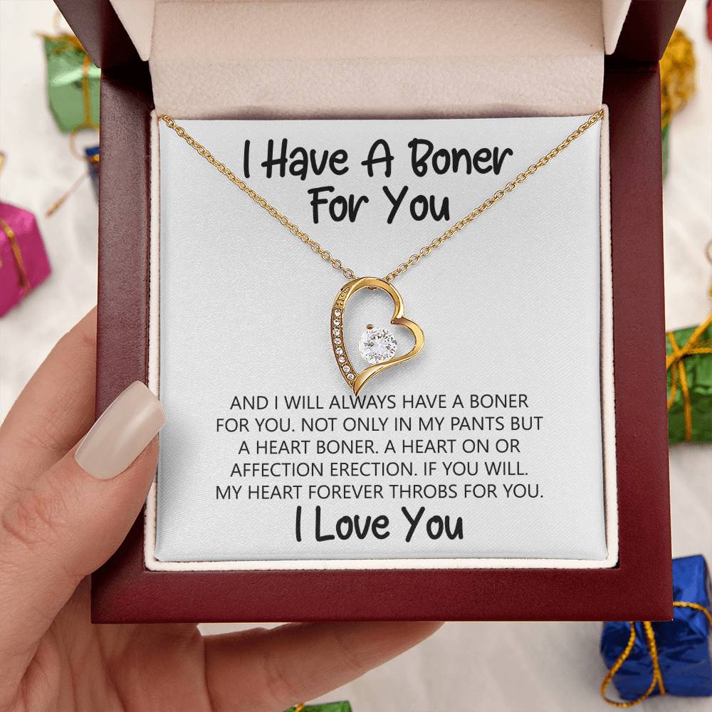 I Have A Heart On For You And Always Will ♥ ♥ Gift For Wife Birthday Anniversary & Valentines Romantic Moment 1 Forever Love Necklace