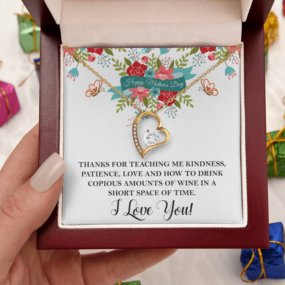 Thanks For Teaching Me Forever Love Necklace