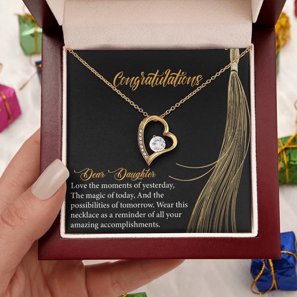 A Graduation Gift-Love Forever Necklace-Love The Moments Forever Love Necklace